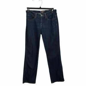 Women’s Lucky Brand Easy Rider Dark Blue Straight Leg Jeans Size 6/28 OLI-